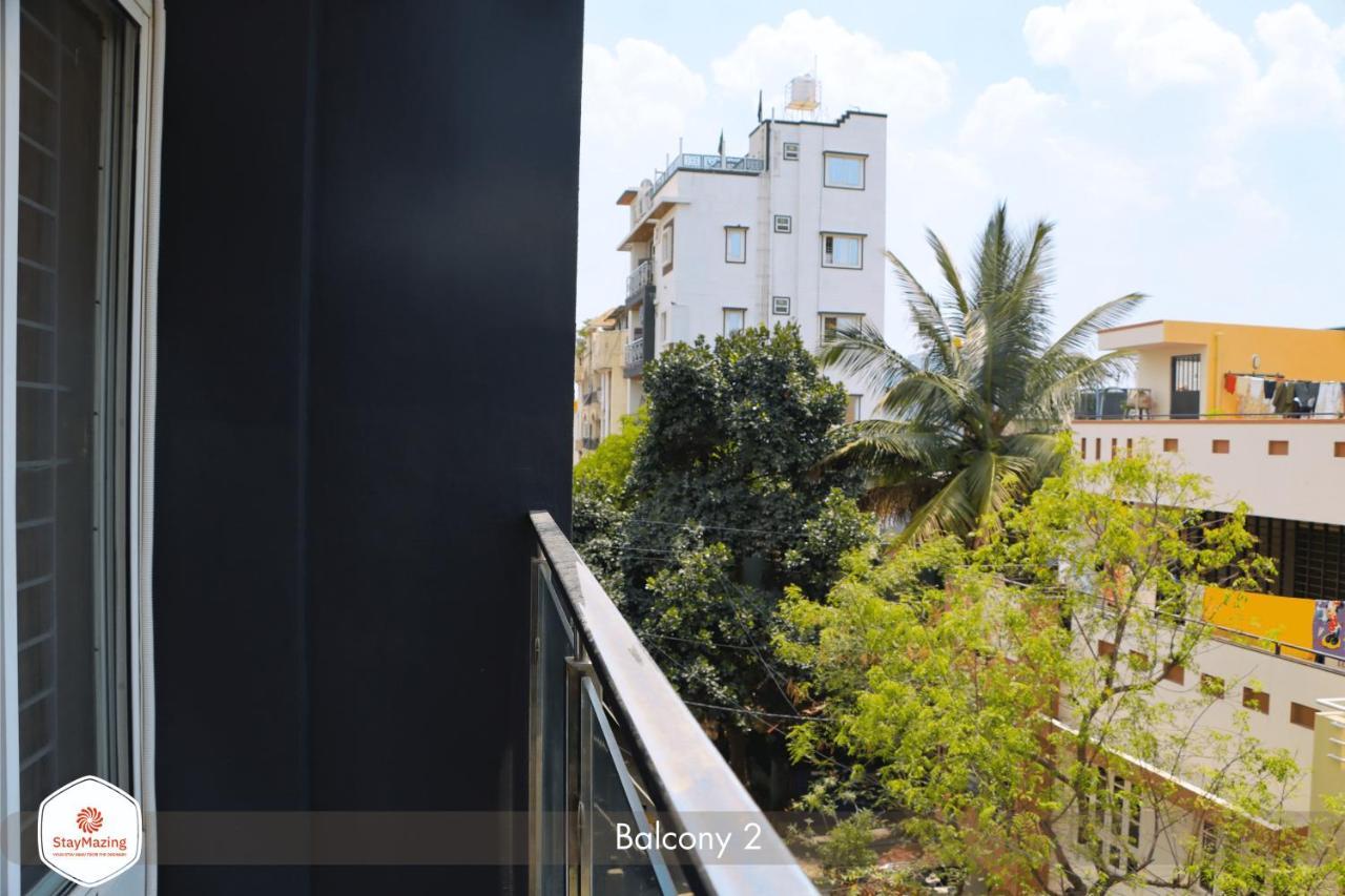 Staymazing-1,2 & 3 Bhk Ac Apartments In Hebbal-5Mins To Manyata-30Mins To Airport 班加罗尔 外观 照片