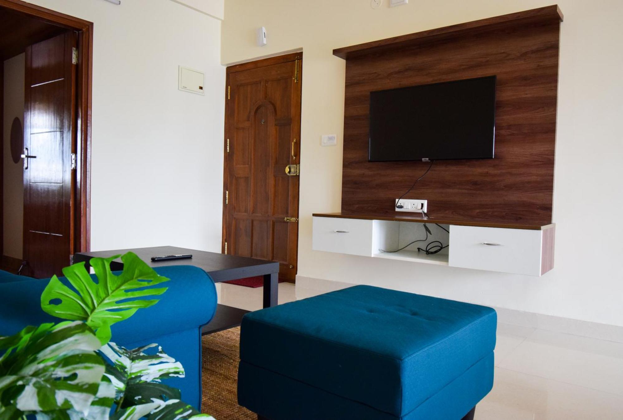 Staymazing-1,2 & 3 Bhk Ac Apartments In Hebbal-5Mins To Manyata-30Mins To Airport 班加罗尔 外观 照片
